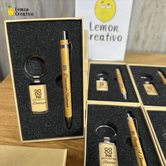 Box Gift | Lapicero y Llavero - Lemon Creativo