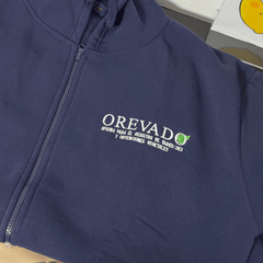 Abrigo Hoodie con Zipper Bordado - Lemon Creativo