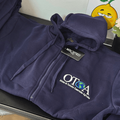 Abrigo Hoodie con Zipper Bordado - Lemon Creativo