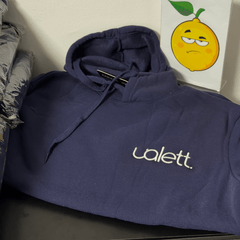 Abrigo Hoodie sin Zipper Bordado - Lemon Creativo