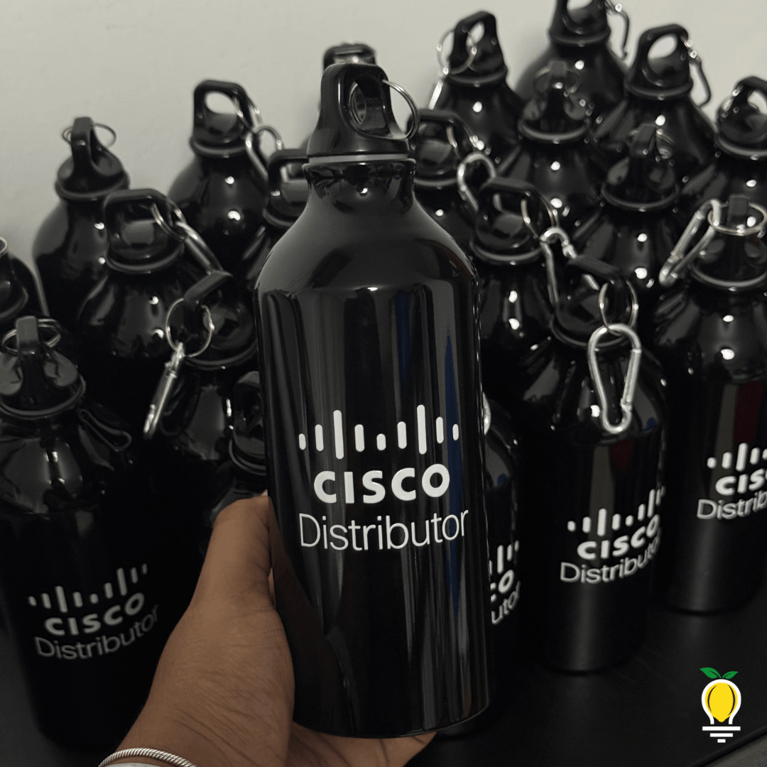 Botella con Llavero Unicolor Personalizada - Lemon Creativo