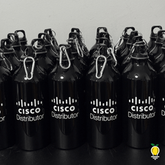 Botella con Llavero Unicolor Personalizada - Lemon Creativo