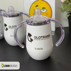 Skinny Acrylic Bottle with Logo