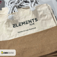 Personalized Jute and Canvas Bag