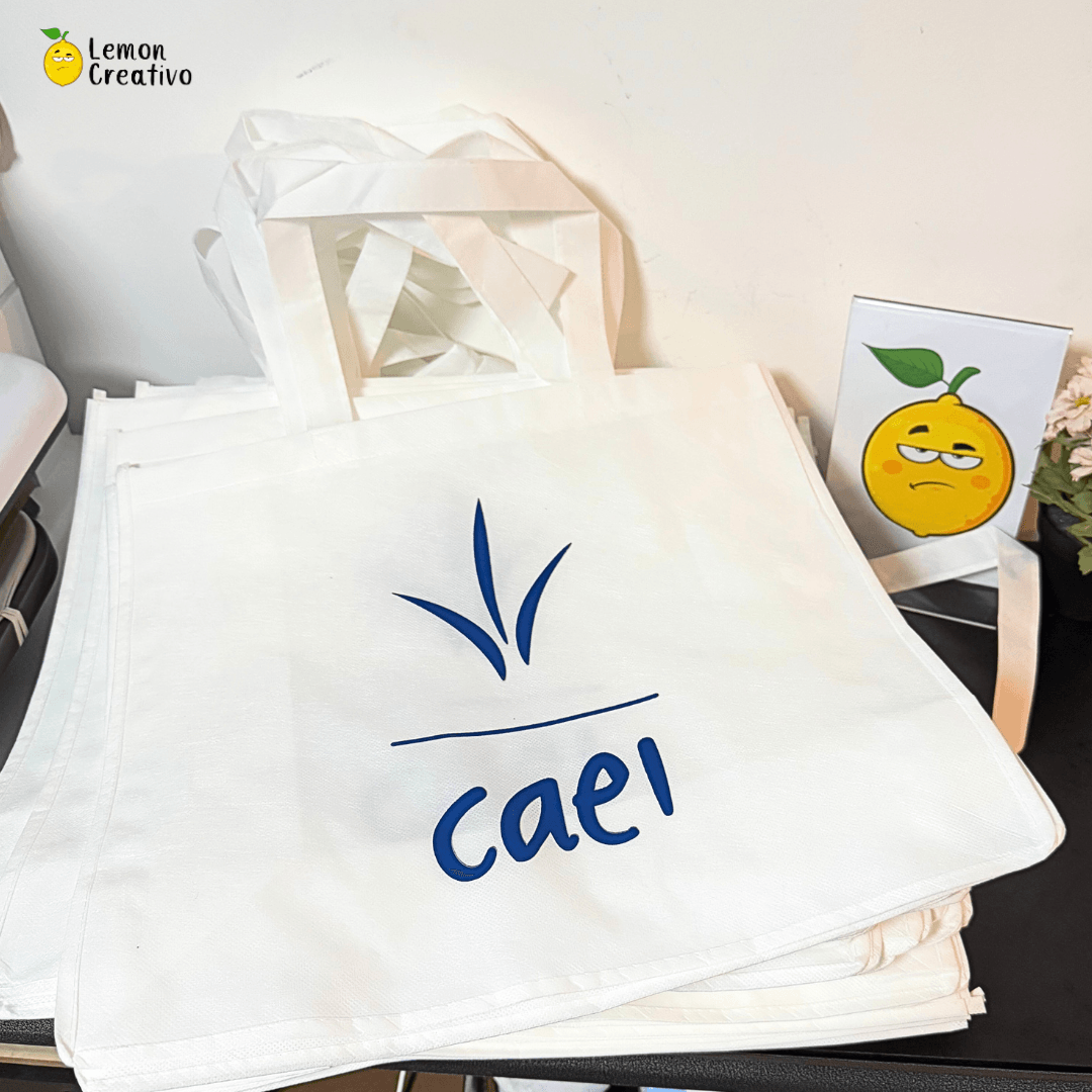 Bolso Grande (18x16x8") Personalizado con Logo - Lemon Creativo