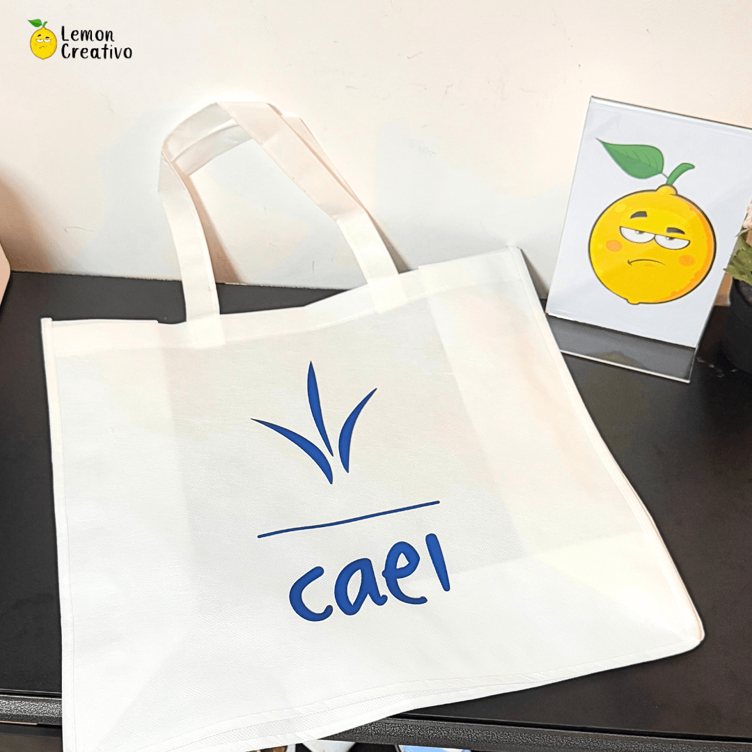 Bolso Grande (18x16x8") Personalizado con Logo - Lemon Creativo