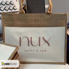 Personalized Jute and Canvas Bag