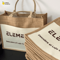 Bolso de Yute y Canvas Personalizado - Lemon Creativo