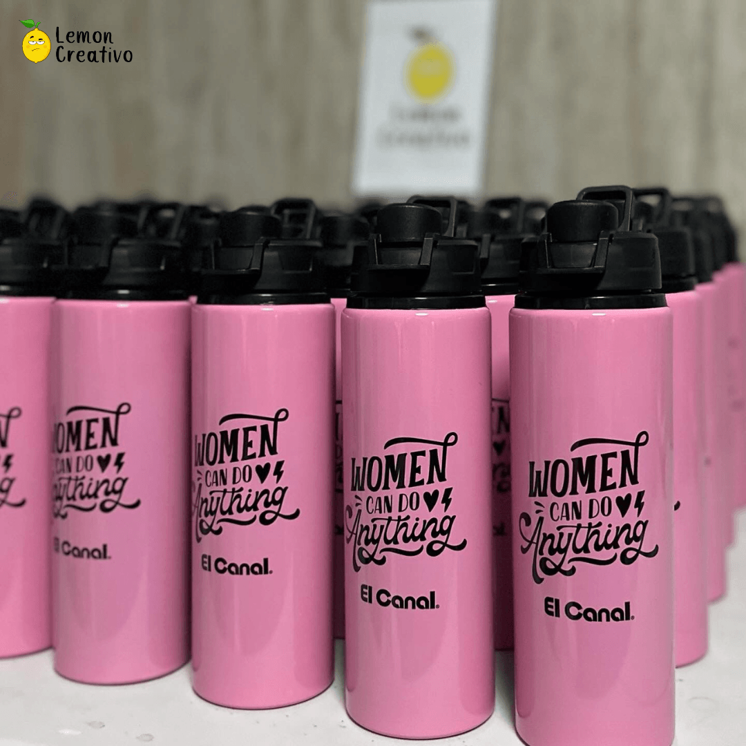 Botella de Aluminio - 750 ML - Lemon Creativo