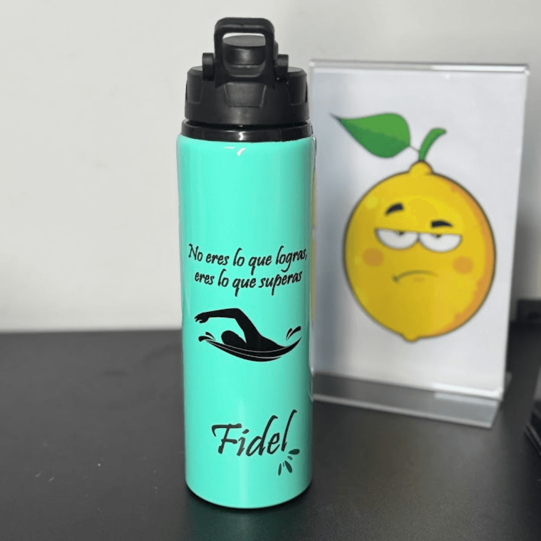 Botella de Aluminio - 750 ML - Lemon Creativo