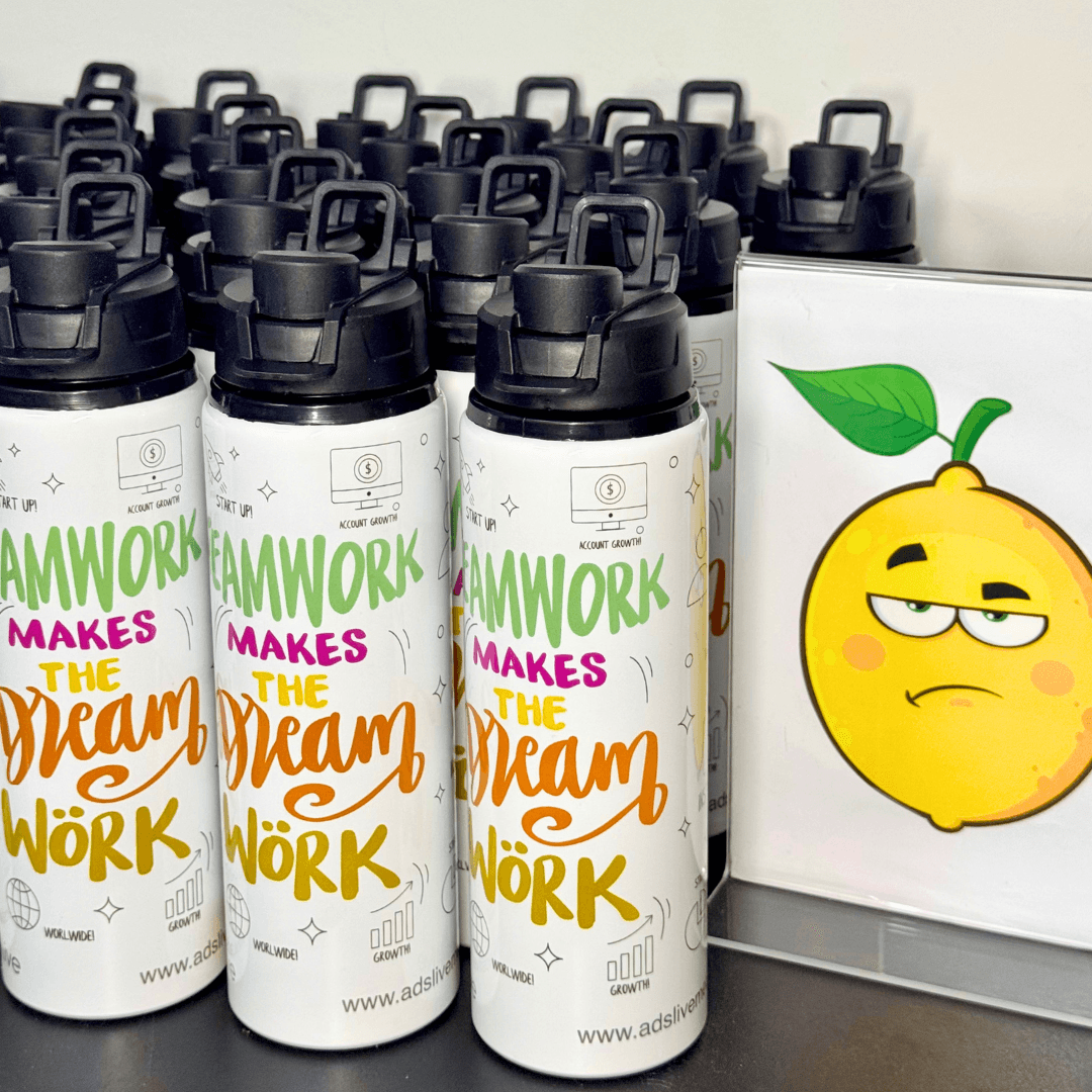 Botella de Aluminio - 750 ML - Lemon Creativo