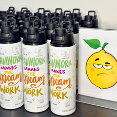 Botella de Aluminio - 750 ML - Lemon Creativo