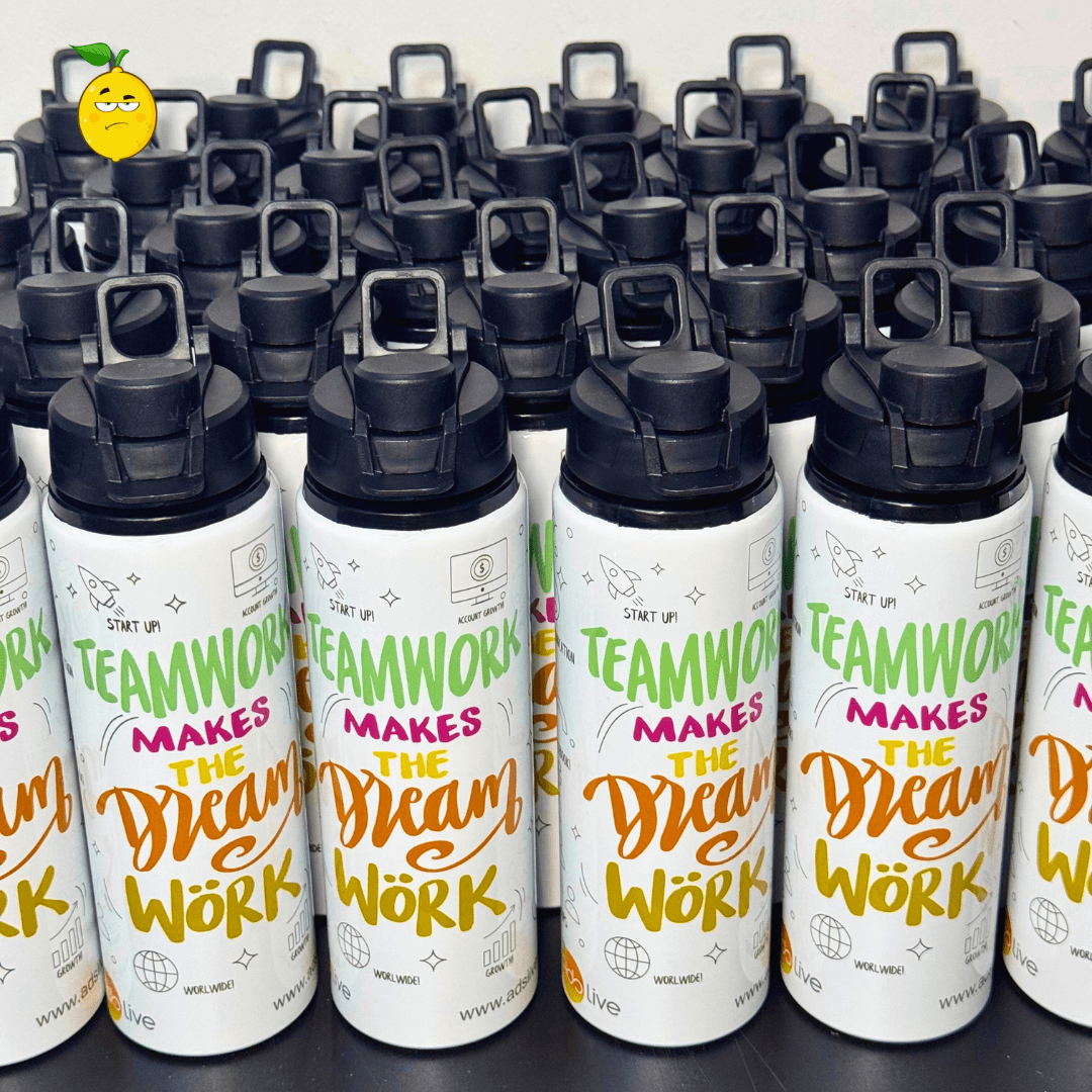 Botella de Aluminio - 750 ML - Lemon Creativo