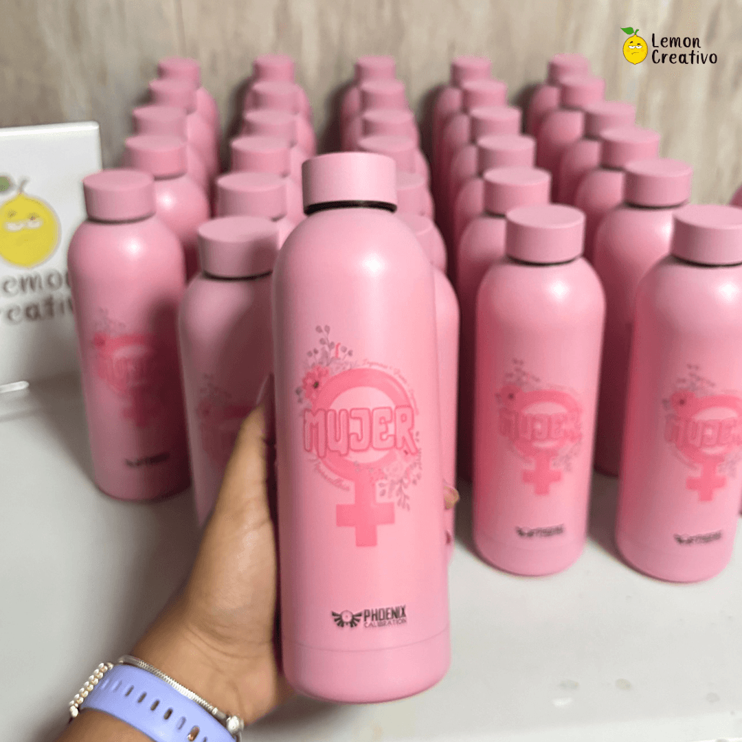 Botella Deportiva Matte - 17 oz - Lemon Creativo