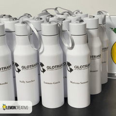 Botella Deportiva Sencilla Personalizada - Lemon Creativo