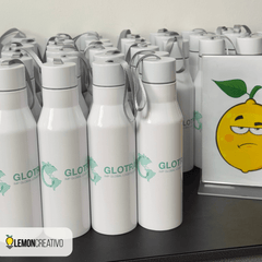Botella Deportiva Sencilla Personalizada - Lemon Creativo