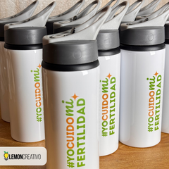 Skinny Acrylic Bottle with Logo