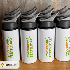 Skinny Acrylic Bottle with Logo