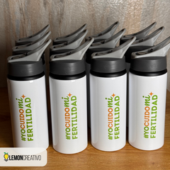 Skinny Acrylic Bottle with Logo