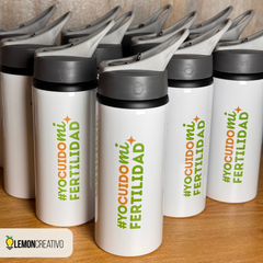 Skinny Acrylic Bottle with Logo