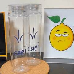 Botella de Acrílico Skinny con Logo - Lemon Creativo