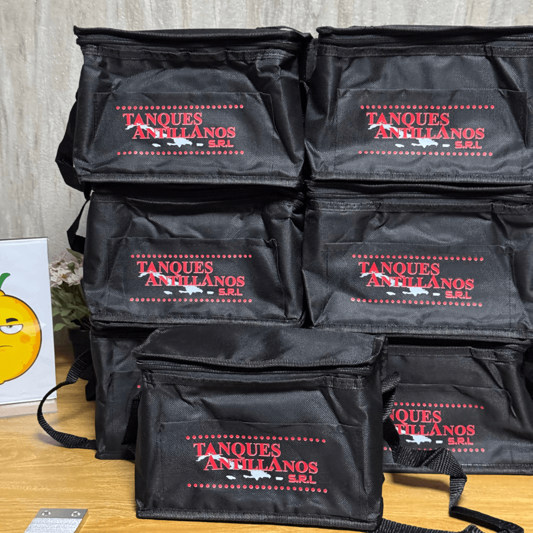 Bulto de Comida Personalizado con Logo Empresarial - Lemon Creativo