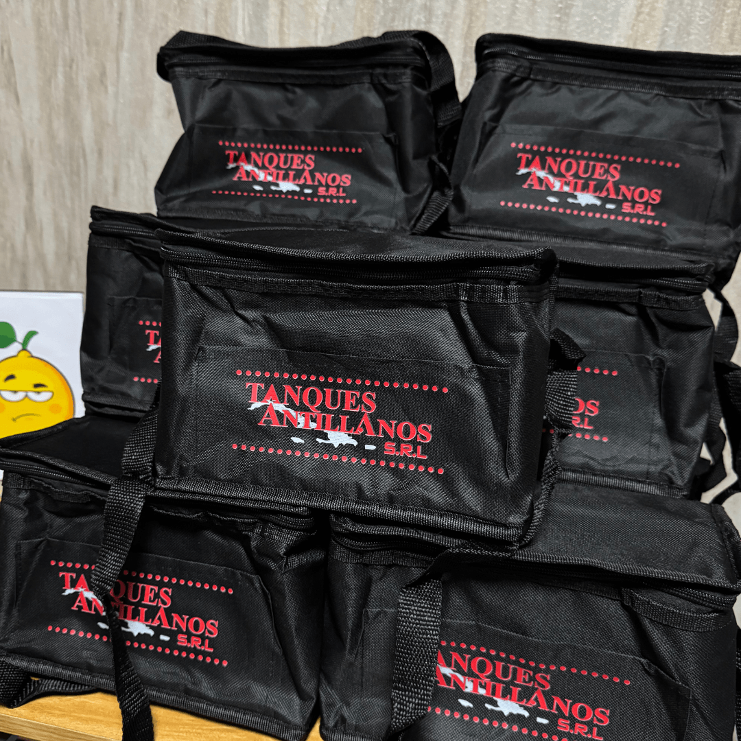 Bulto de Comida Personalizado con Logo Empresarial - Lemon Creativo