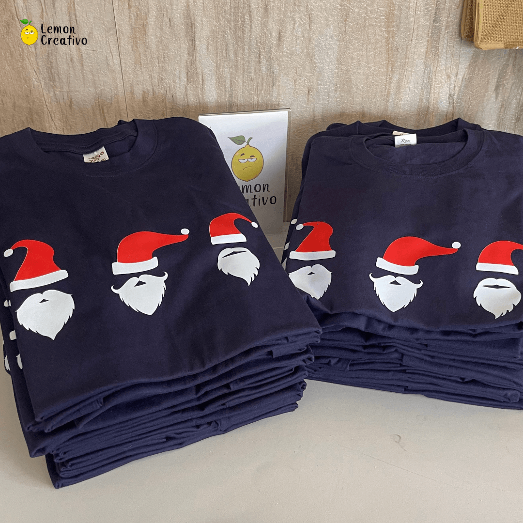 Camiseta 100% Algodón: Diseño de Navidad - Lemon Creativo