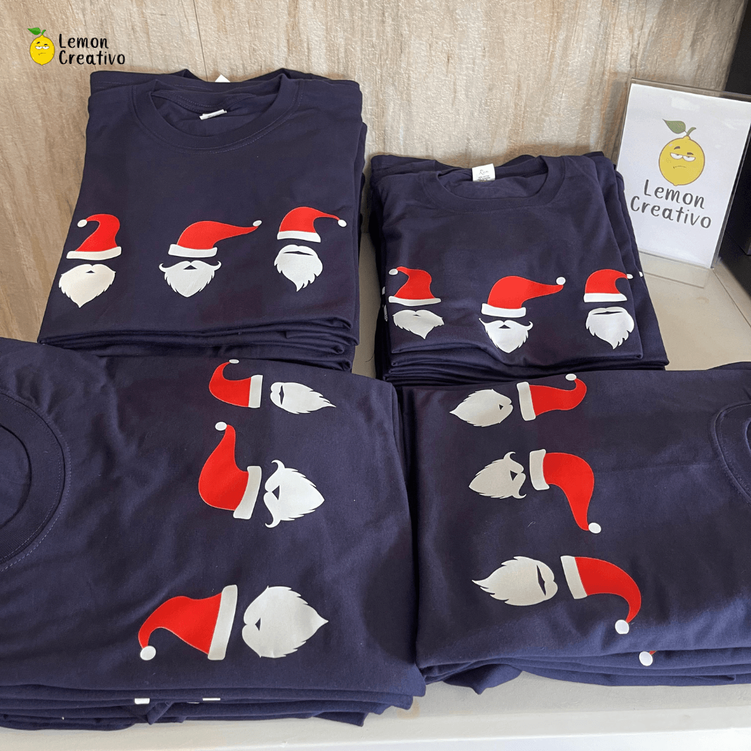 Camiseta 100% Algodón: Diseño de Navidad - Lemon Creativo