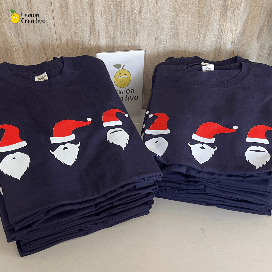 Camiseta 100% Algodón: Diseño de Navidad - Lemon Creativo