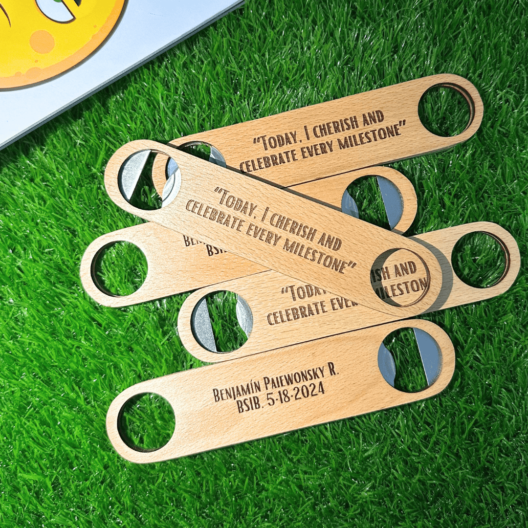 Destapador de Madera Plano - Lemon Creativo