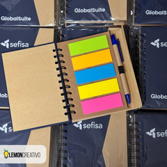 Libreta Ecológica con Lapicero y Post-It – Organización que Refuerza tu Marca