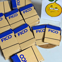 Libreta Ecológica Tipo Block de Notas con Bolígrafo - Lemon Creativo