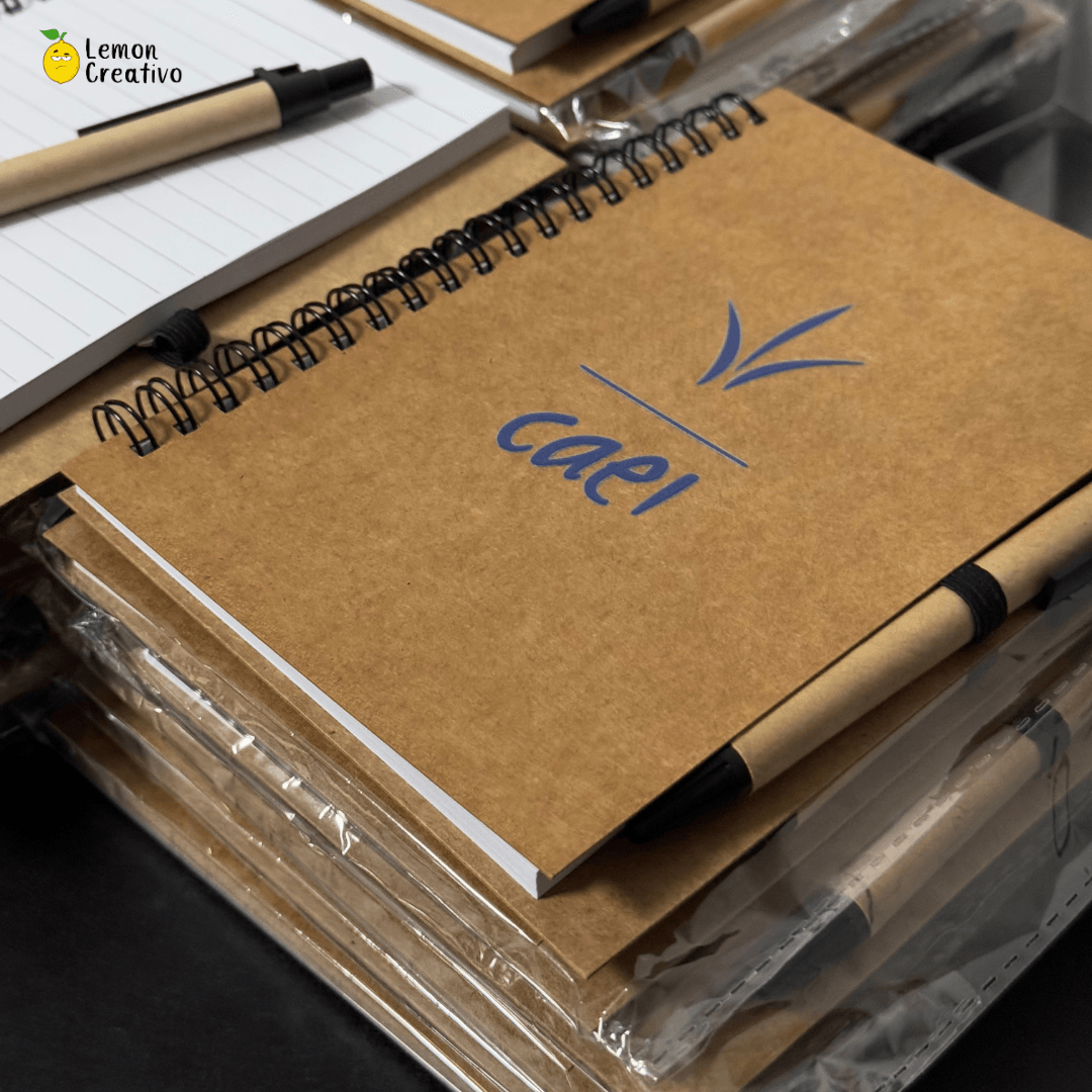 Libreta Ecológica Personalizada – Sostenibilidad y Estilo para Tu Marca - Lemon Creativo