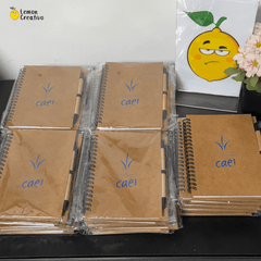 Libreta Ecológica Personalizada – Sostenibilidad y Estilo para Tu Marca - Lemon Creativo