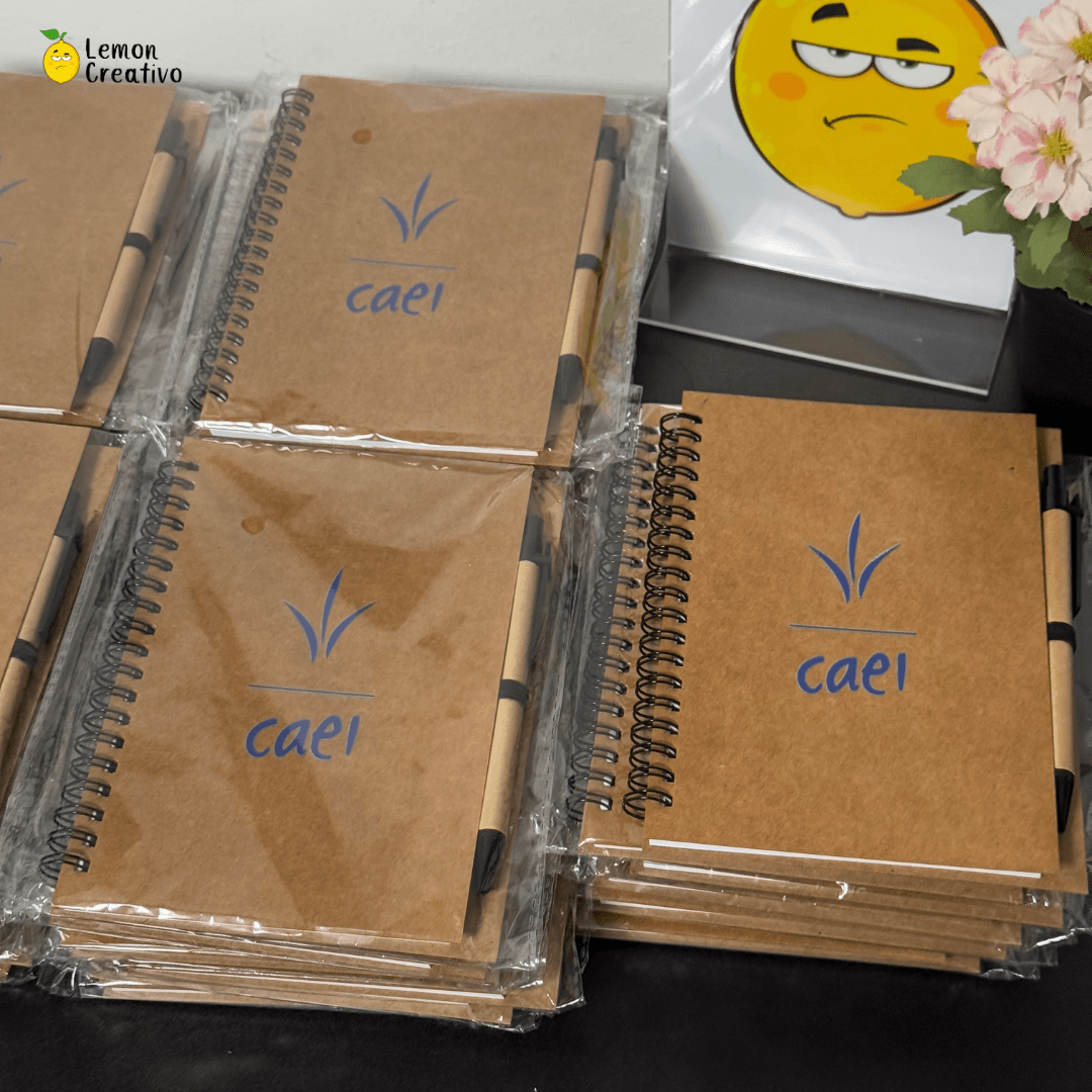 Libreta Ecológica Personalizada – Sostenibilidad y Estilo para Tu Marca - Lemon Creativo