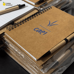 Libreta Ecológica Personalizada – Sostenibilidad y Estilo para Tu Marca - Lemon Creativo
