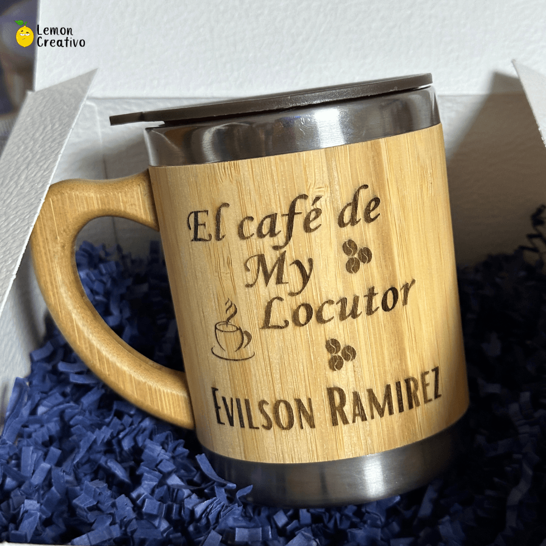 Box Gift | Taza Bambú - Lemon Creativo