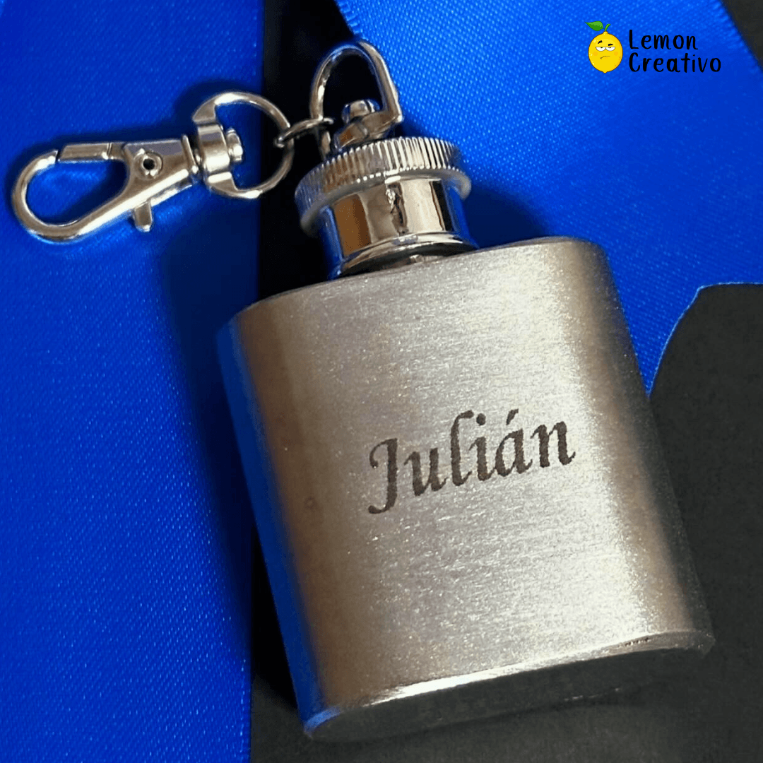 Box Gift | Jarra de Bambú y Petaca Acero Inoxidable - Lemon Creativo