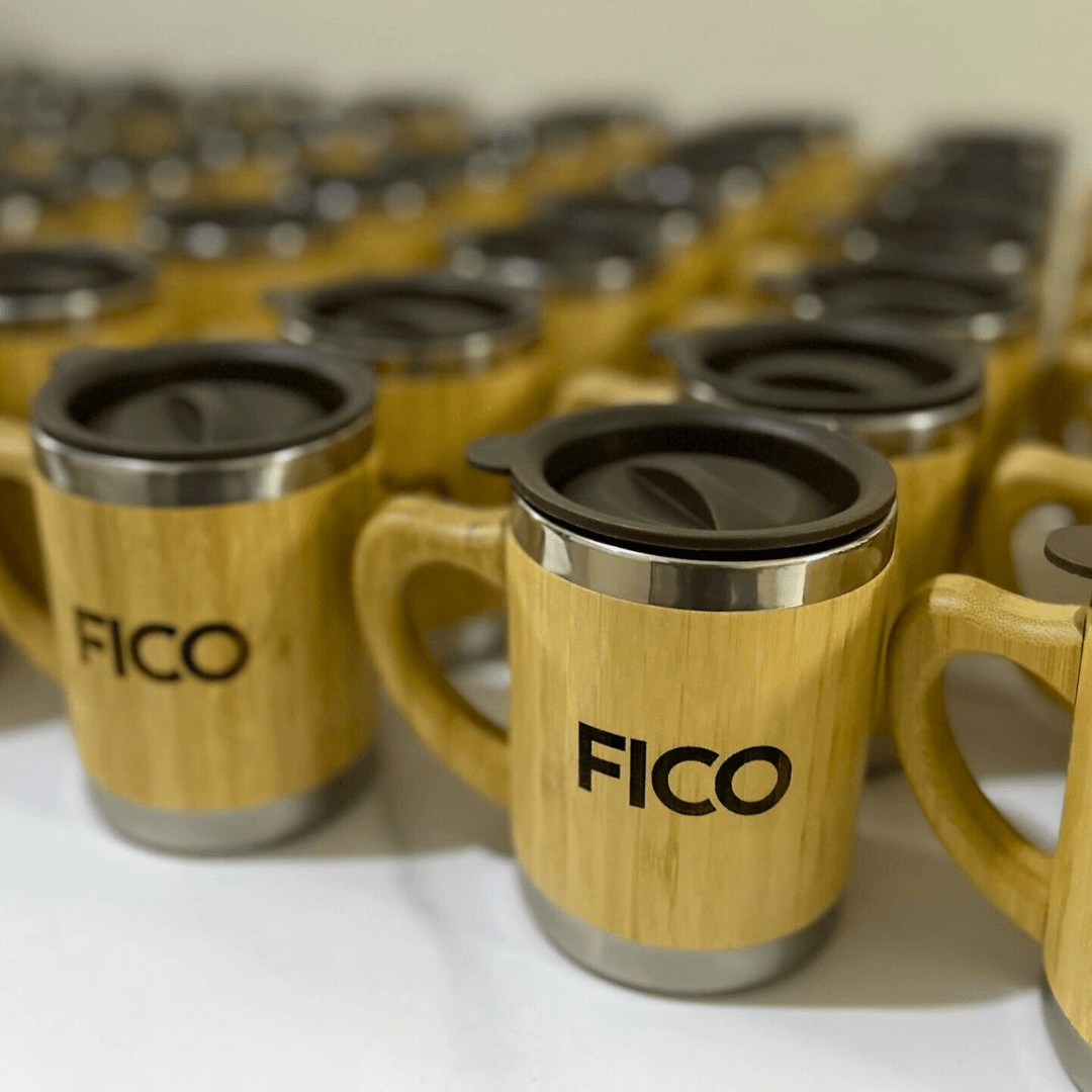 Set de Regalo Promocional: Taza Bambú - Lemon Creativo