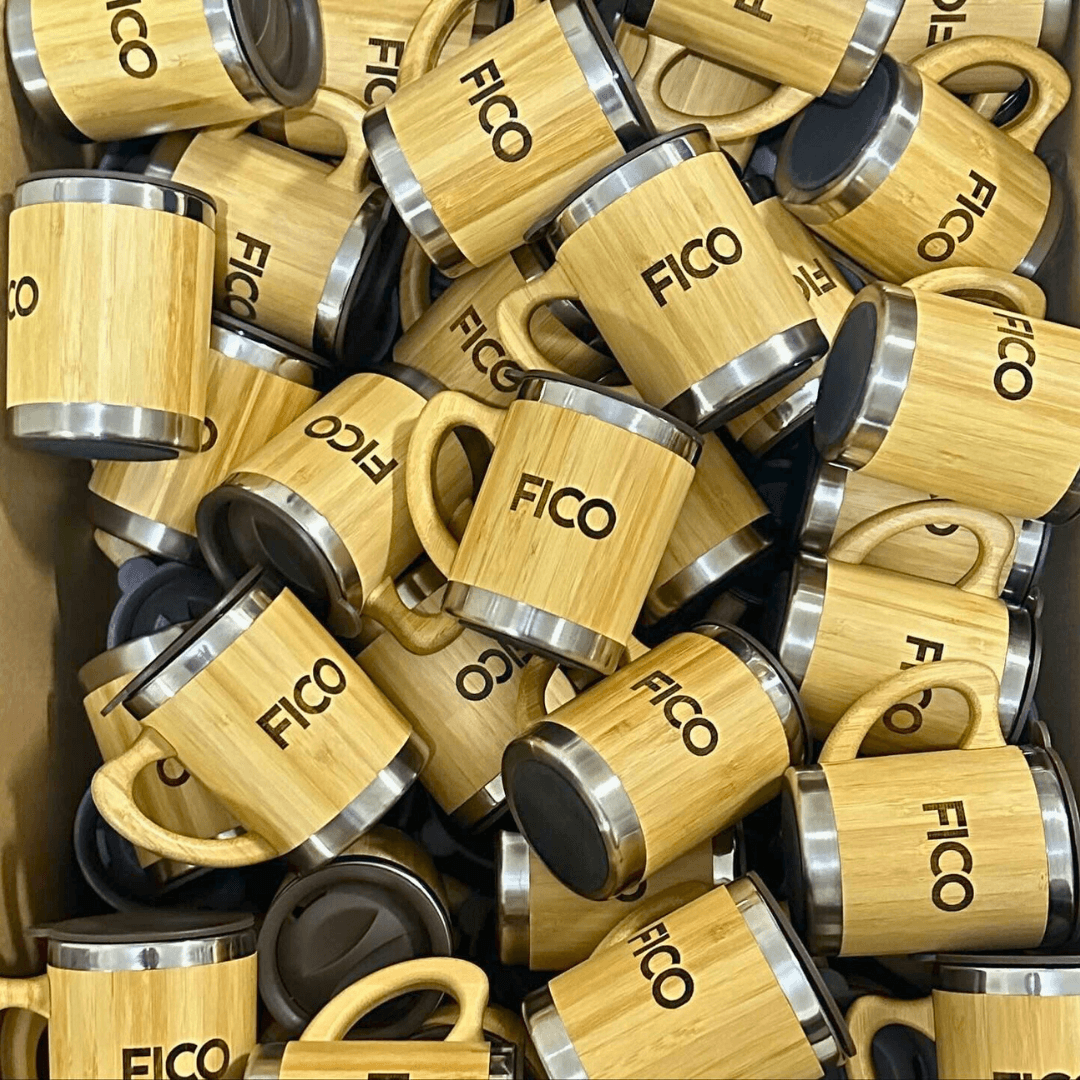 Set de Regalo Promocional: Taza Bambú - Lemon Creativo