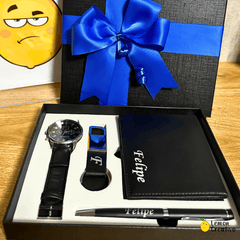 Box Gift | Billetera, Reloj, Lapicero y Llavero - Lemon Creativo