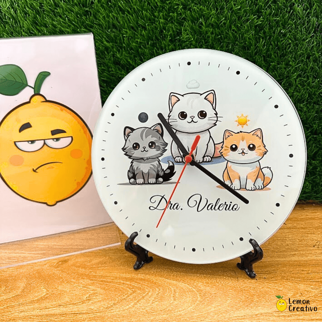 Reloj de Pared / Escritorio - Lemon Creativo