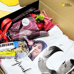 Box Gift | T-Shirt + Rosa - Lemon Creativo
