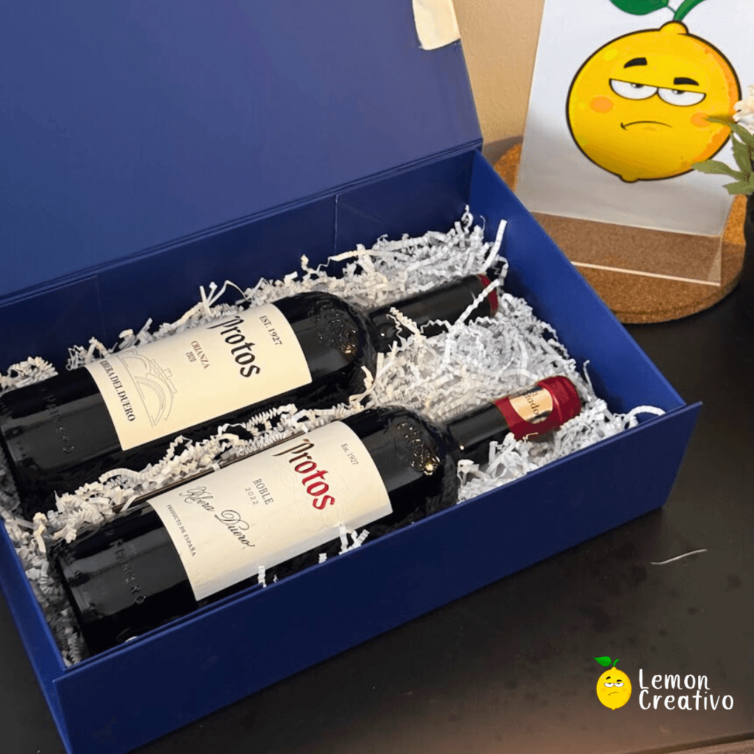 Set Exclusivo de Vinos Protos – Elegancia en Cada Copa - Lemon Creativo