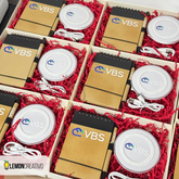 Eco-Friendly Corporate Gift Set - Smart Thermos, Pen, and USB Flash Drive