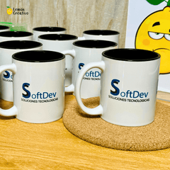 Tazas Interior de Color - 11 Oz - Lemon Creativo