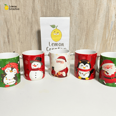 Taza Cerámica - 11 oz: Diseño de Navidad - Lemon Creativo