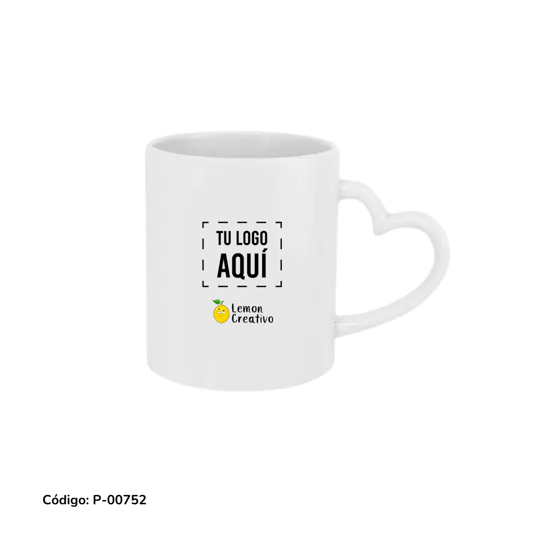 Taza asa de corazón - Lemon Creativo