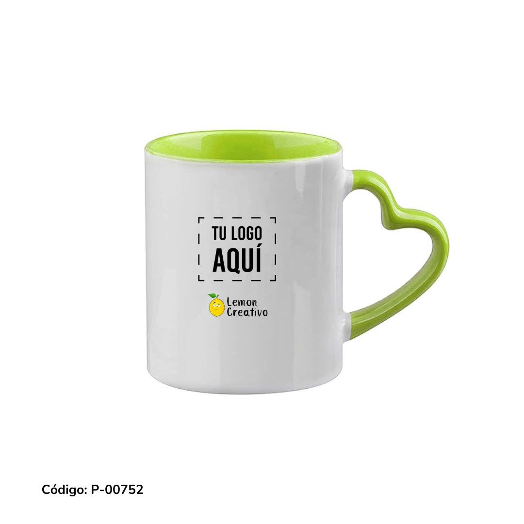 Taza asa de corazón - Lemon Creativo